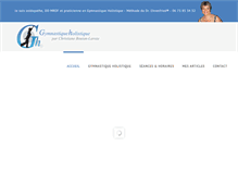 Tablet Screenshot of gym-holistique.fr